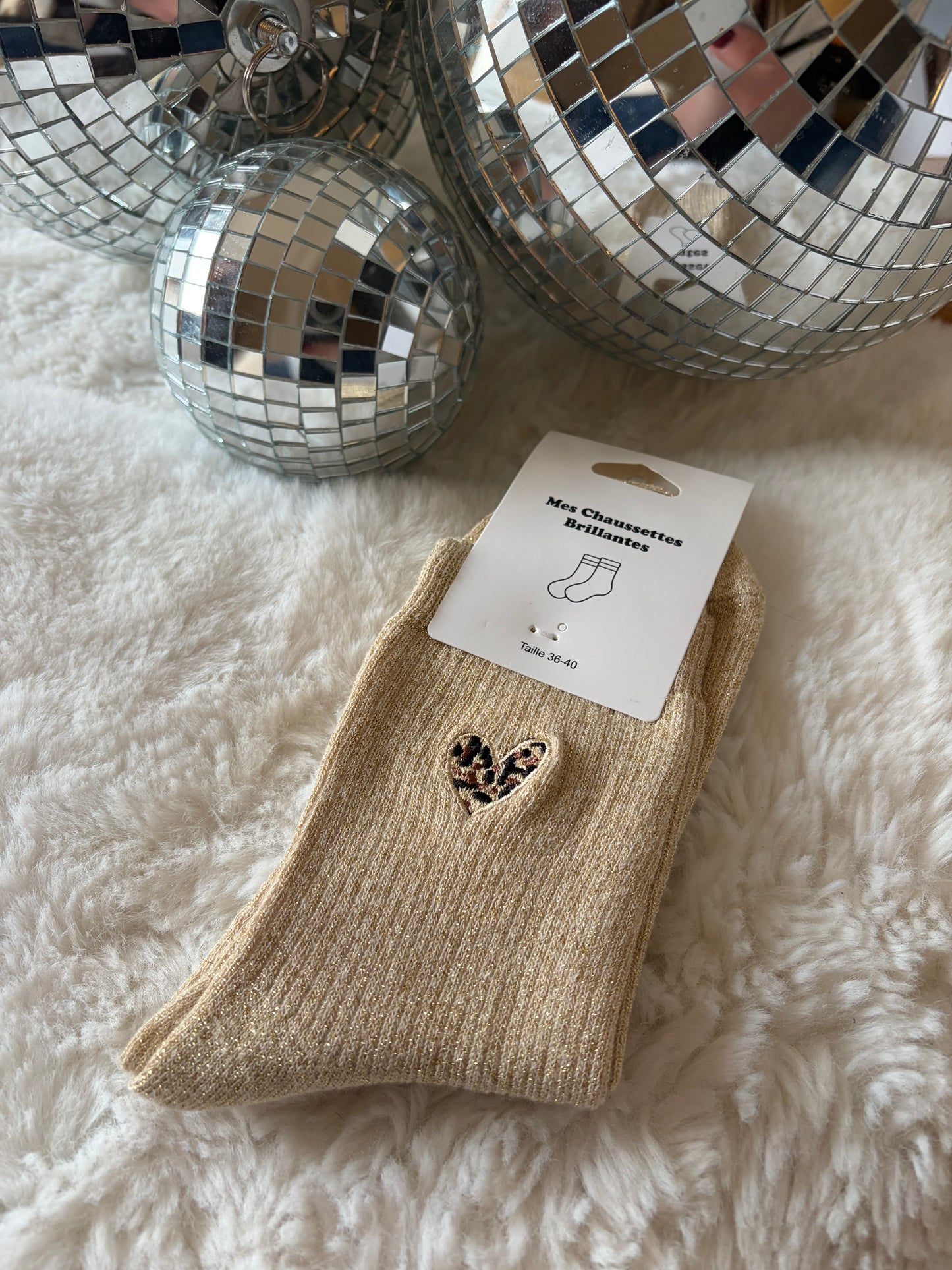 Chaussettes à paillettes