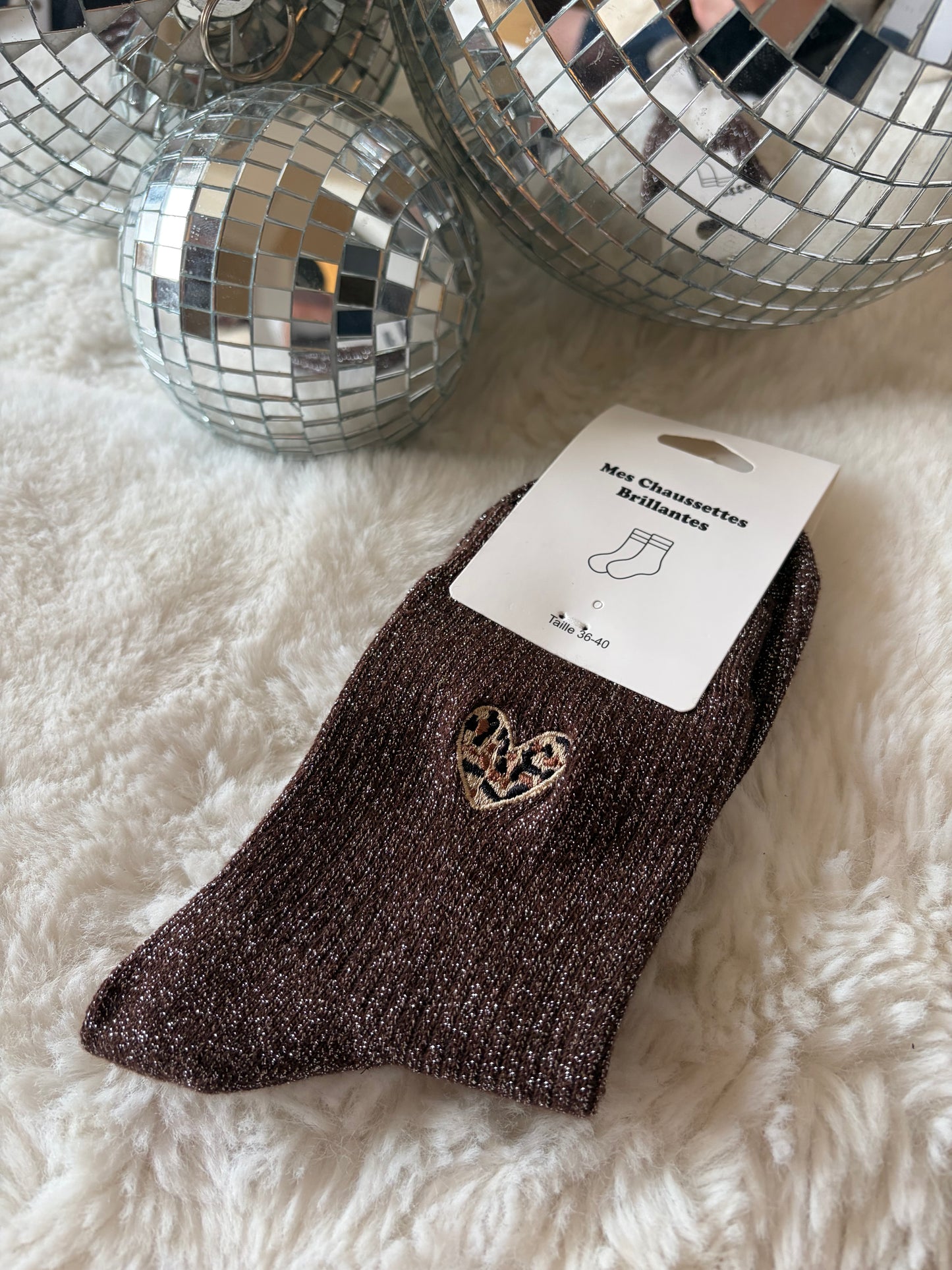 Chaussettes à paillettes