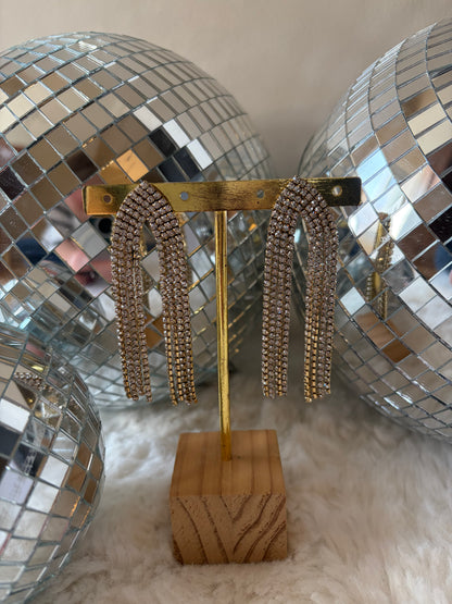 Boucles d'oreilles strass