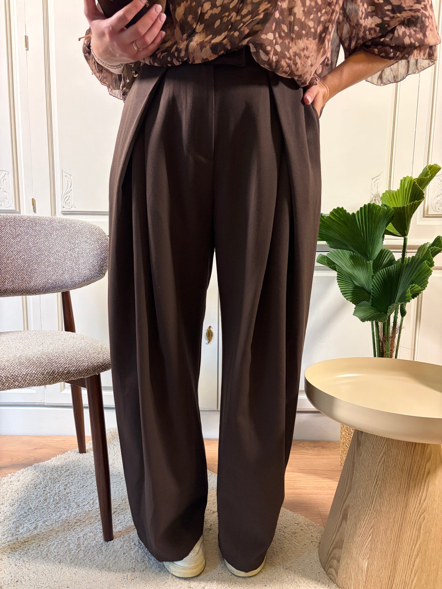Pantalon ALBAN Marron