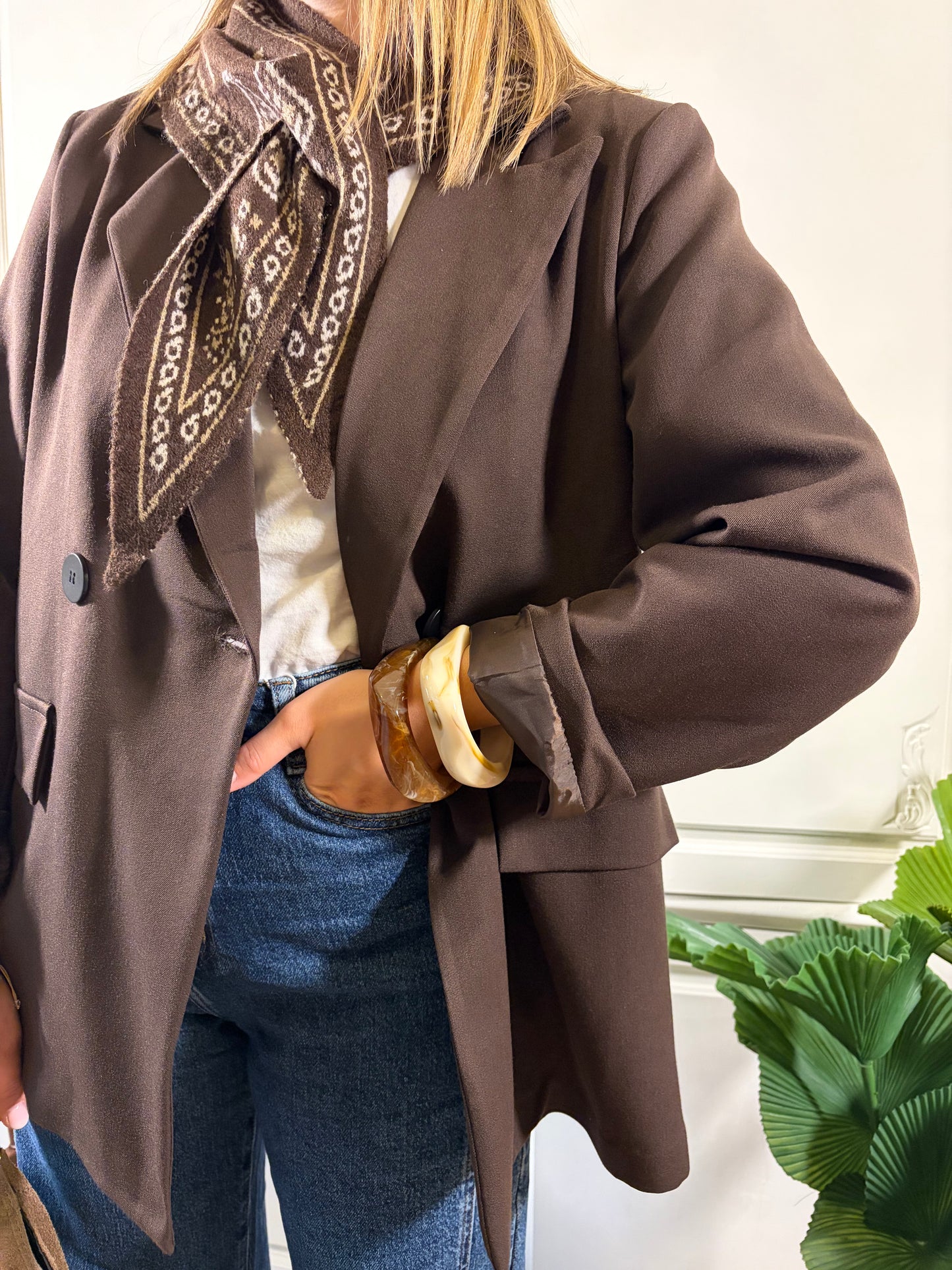 Blazer ROSE Chocolat