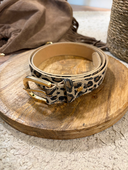 Ceinture léopard