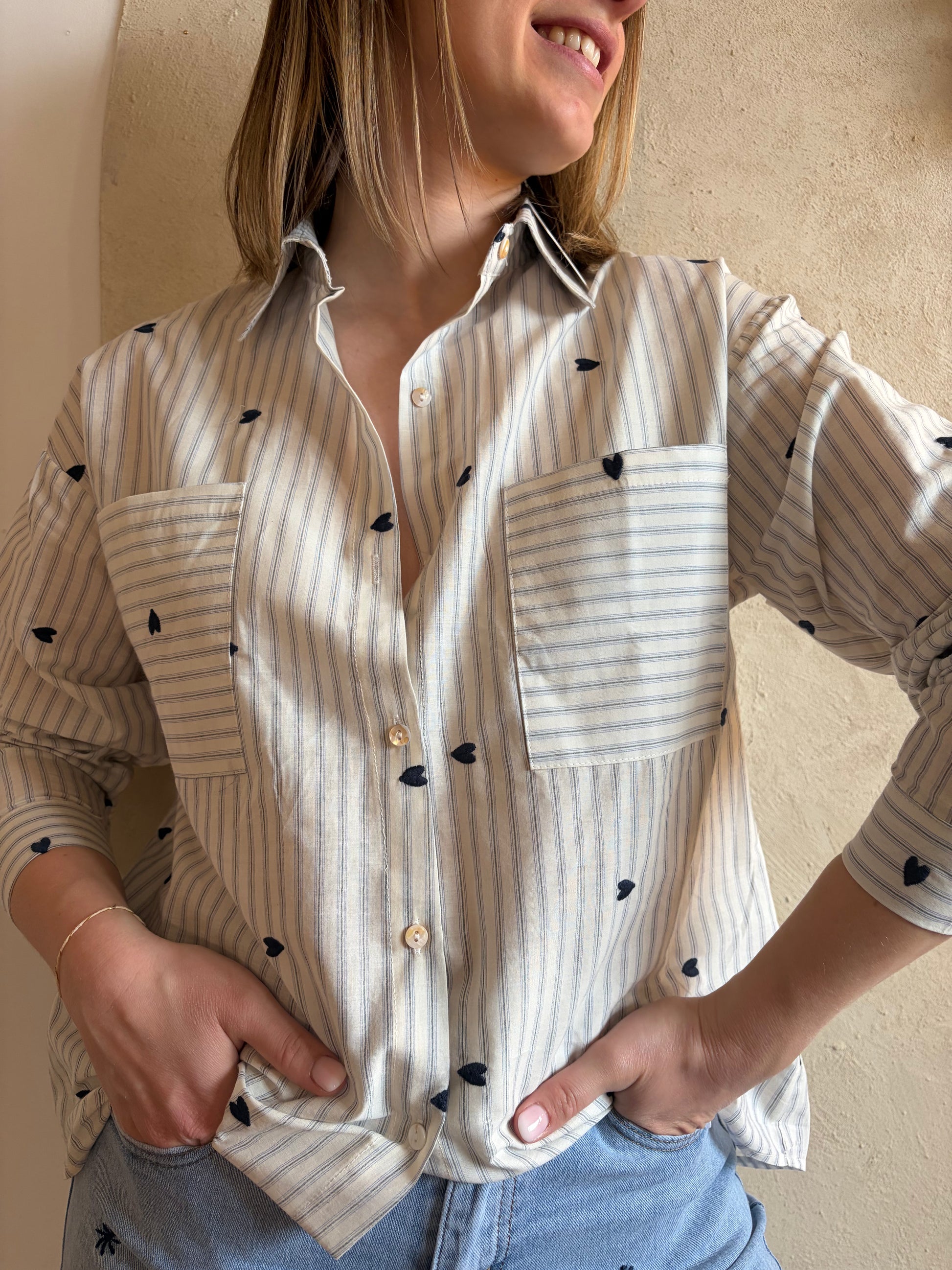 Chemise coeurs THEA - Anemone Store
