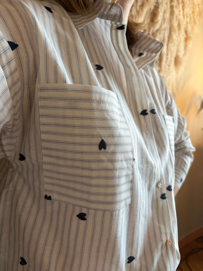 Chemise coeurs THEA - Anemone Store
