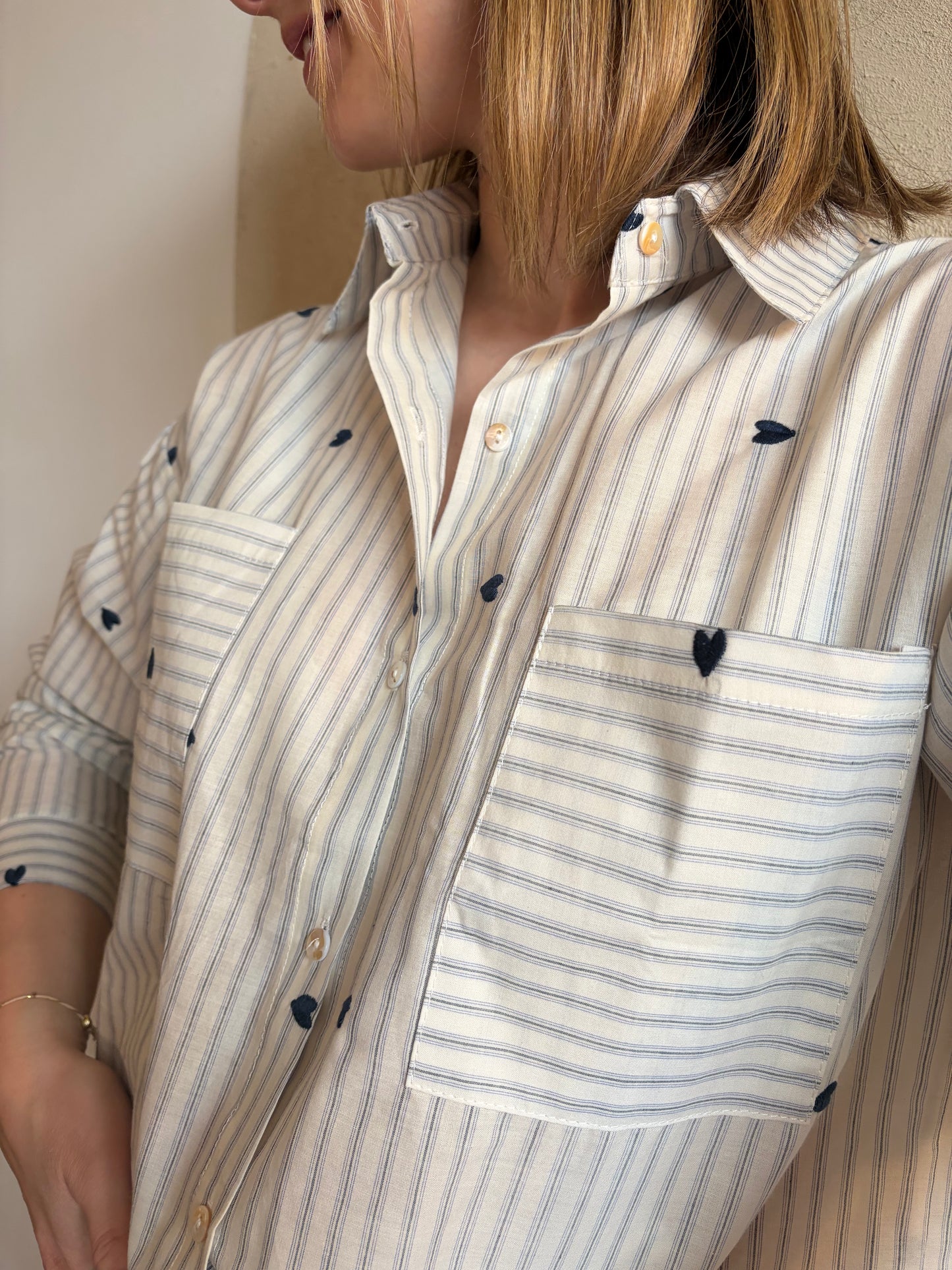 Chemise coeurs THEA - Anemone Store