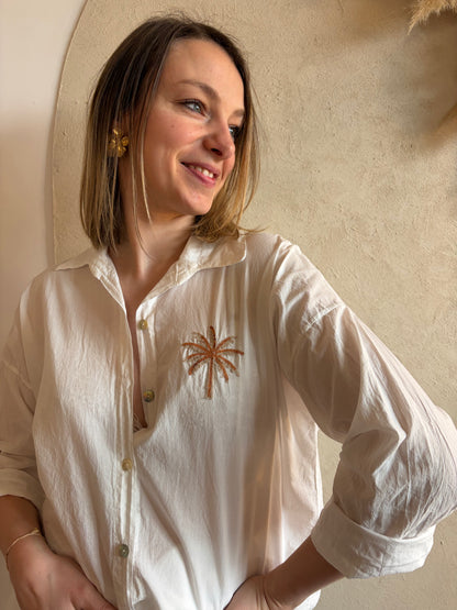 Chemise blanche PALM - Anemone Store