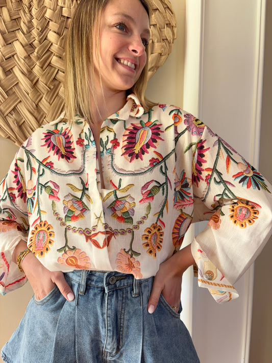 Chemise FLOWERS - Anemone Store