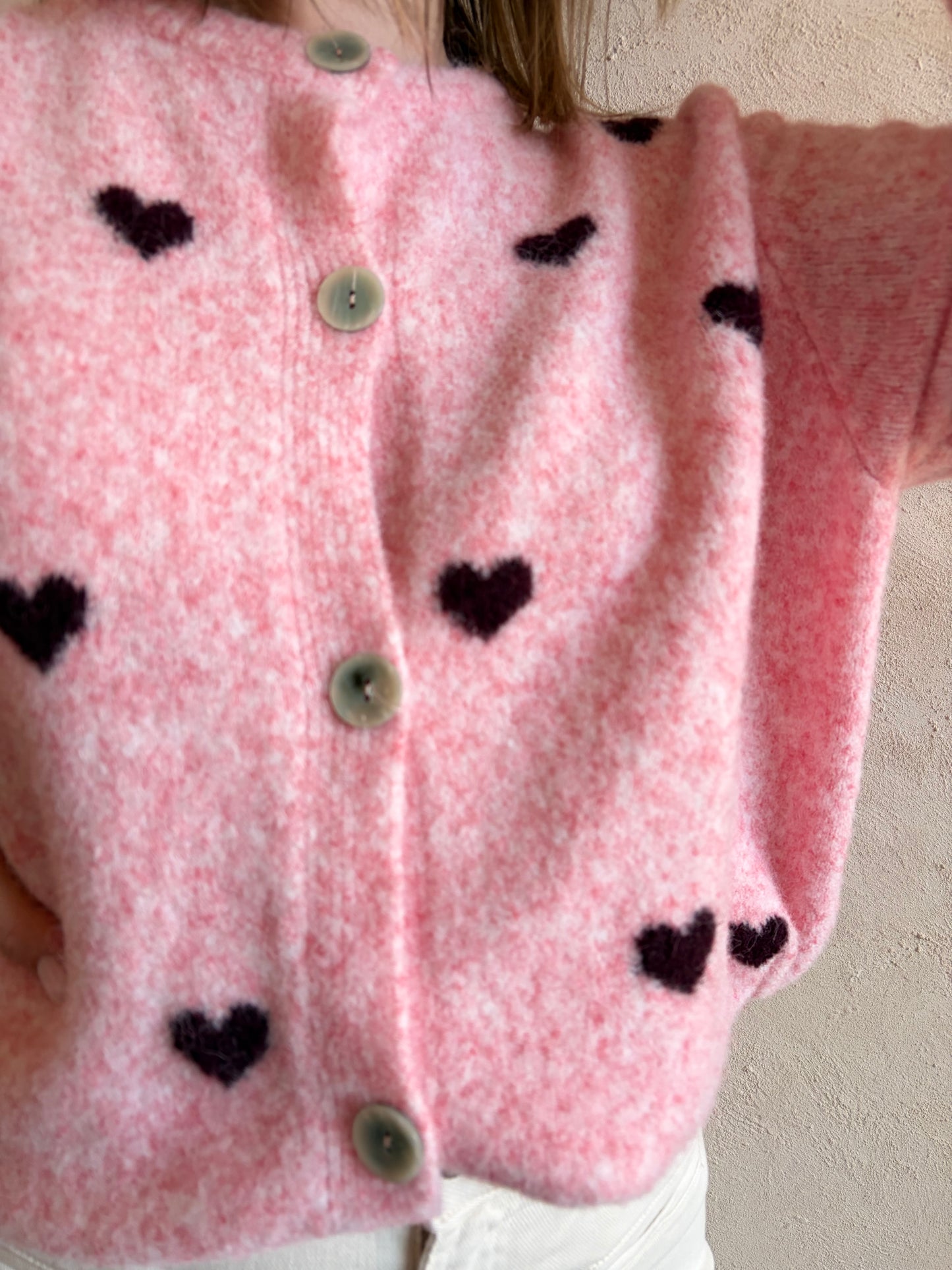 Gilet coeur SWEET Rose