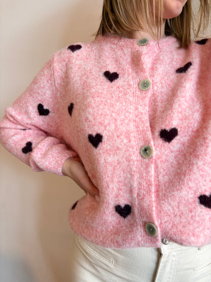 Gilet coeur SWEET Rose