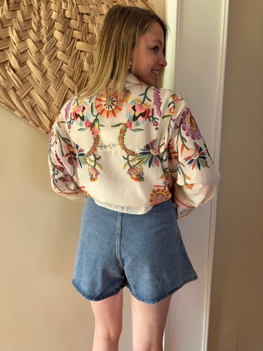 Chemise FLOWERS - Anemone Store