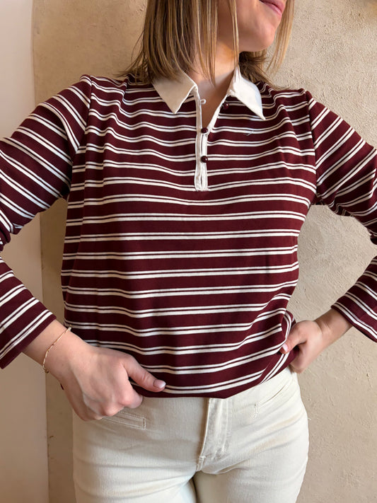 Polo manches longues ANDREA - Anemone Store