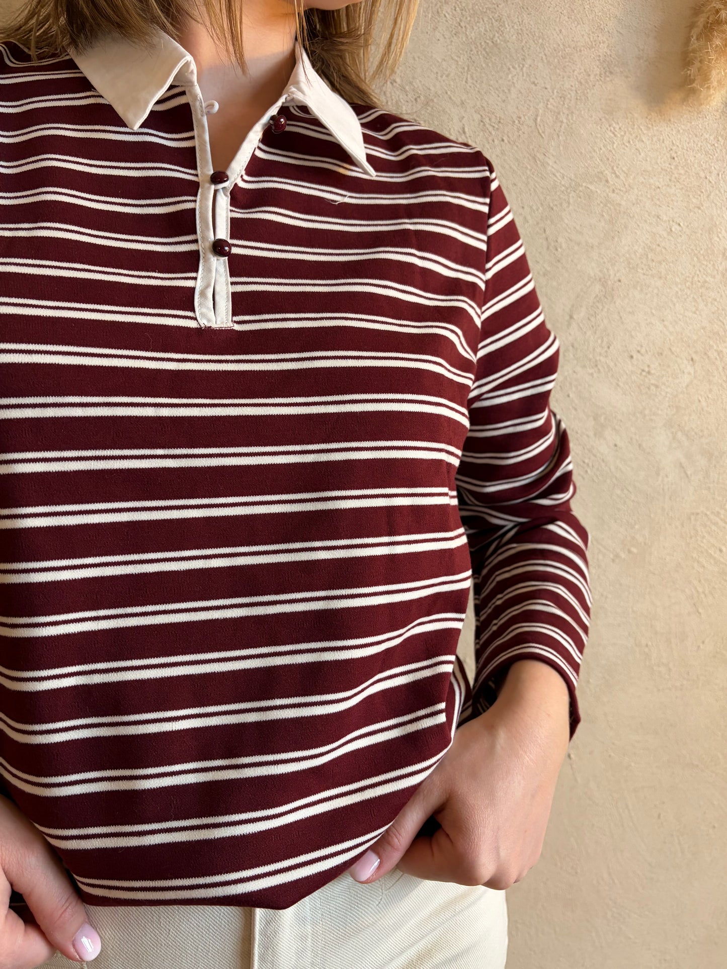 Polo manches longues ANDREA - Anemone Store