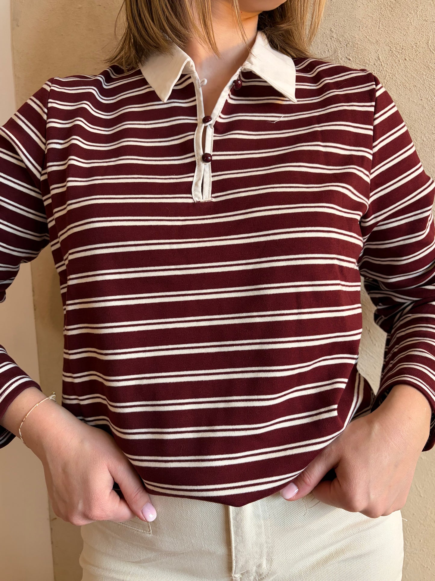 Polo manches longues ANDREA - Anemone Store