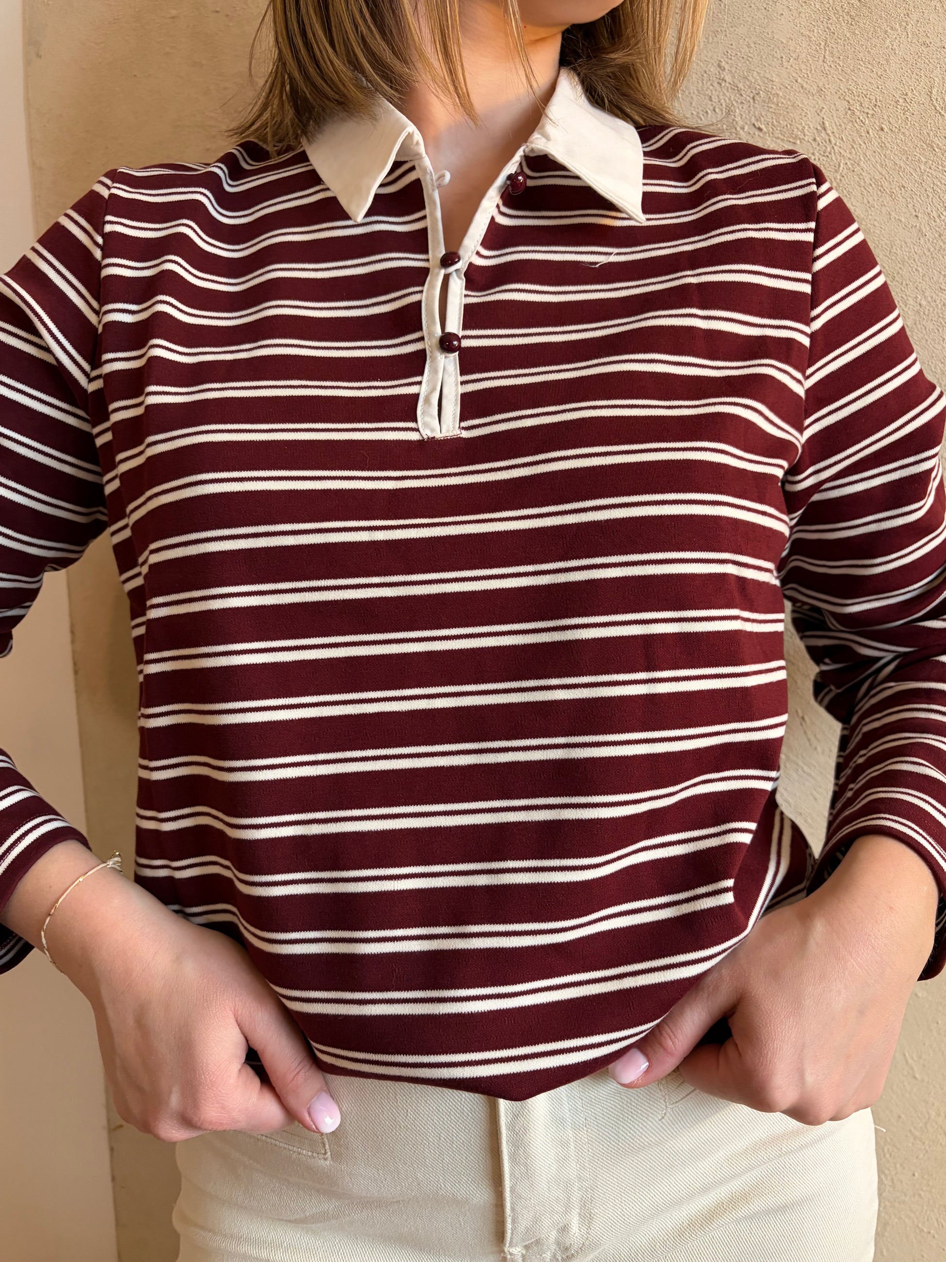 Polo manches longues ANDREA - Anemone Store