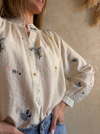 Blouse FLEURS - Anemone Store