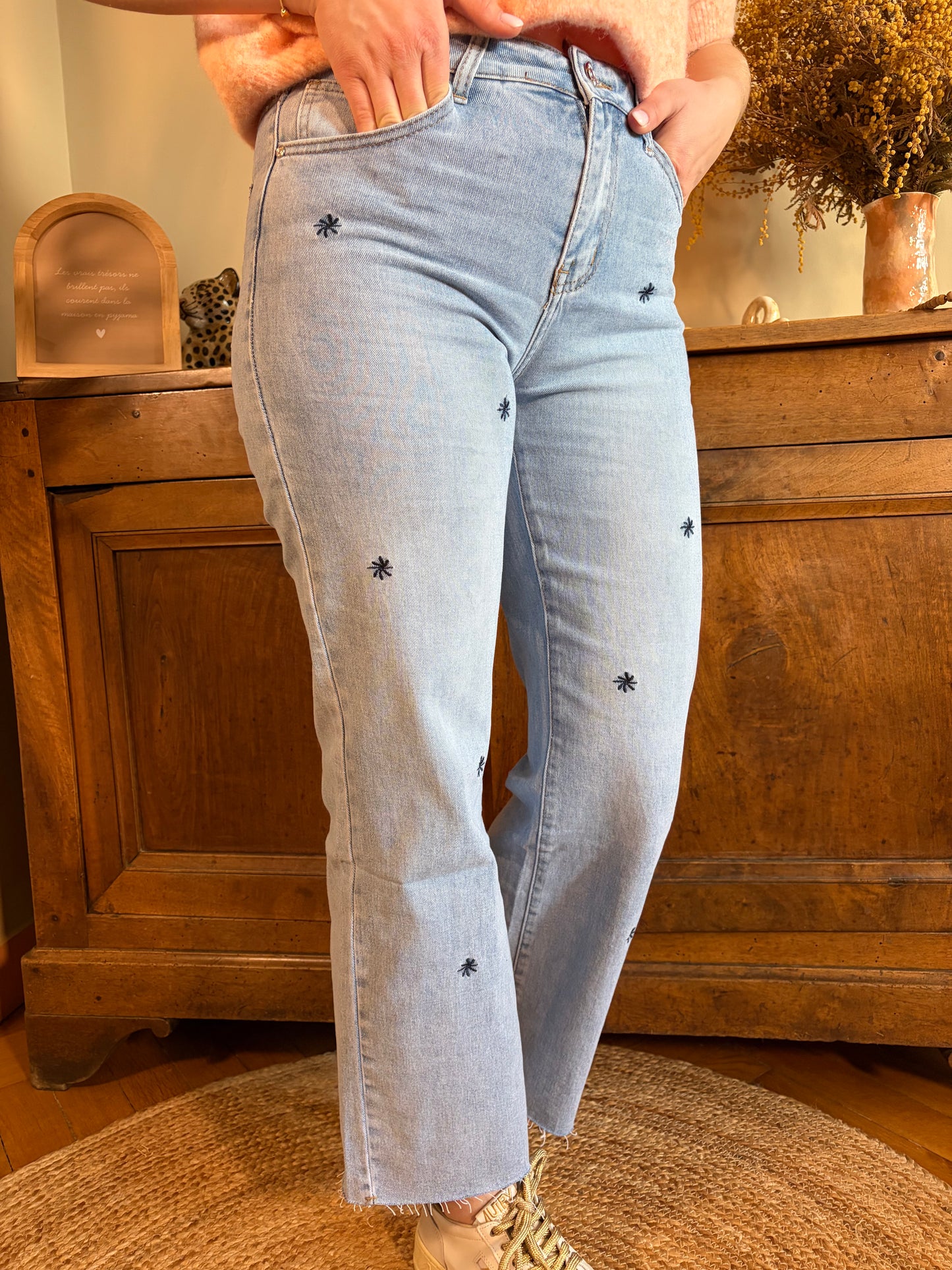 Jean motifs AGATHA - Anemone Store