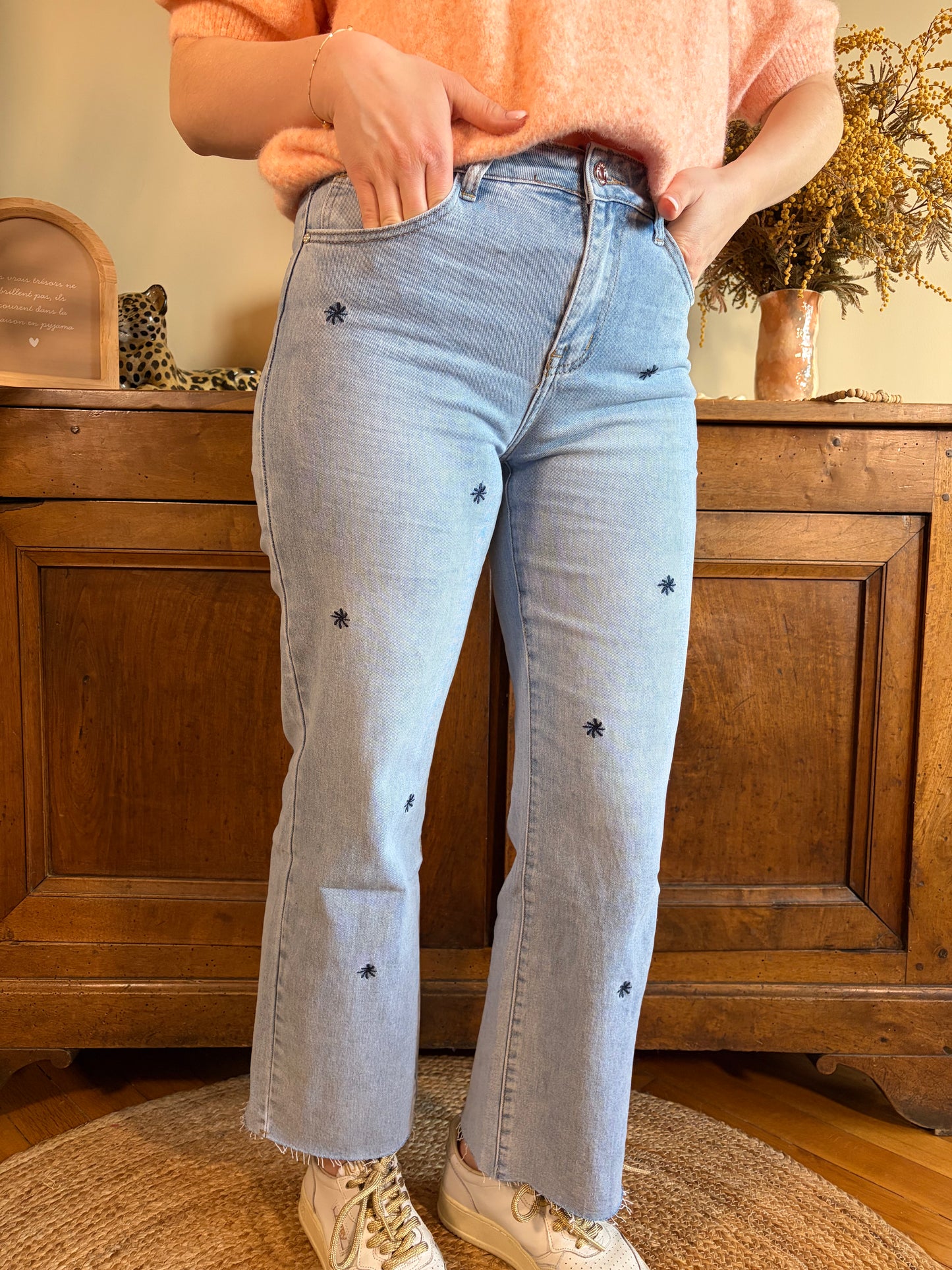 Jean motifs AGATHA - Anemone Store