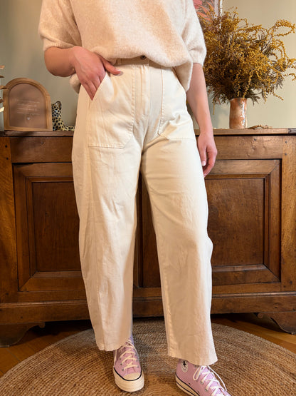 Pantalon crème MAYA - Anemone Store