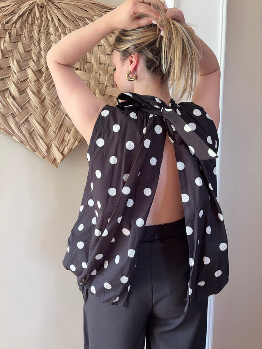 Blouse pois APOLINE - Anemone Store