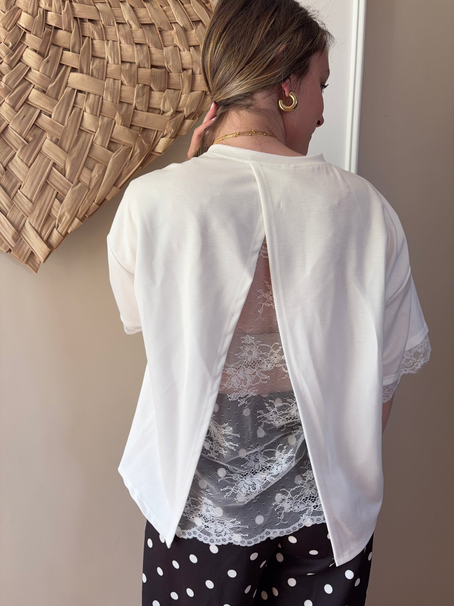T-shirt LUCIA blanc - Anemone Store