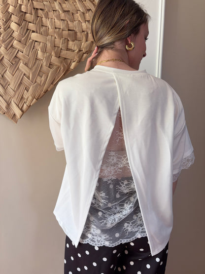 T-shirt LUCIA blanc - Anemone Store