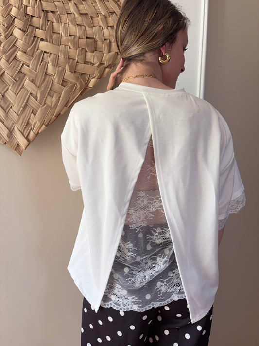 T-shirt LUCIA blanc - Anemone Store