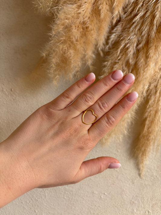 Bague coeur
