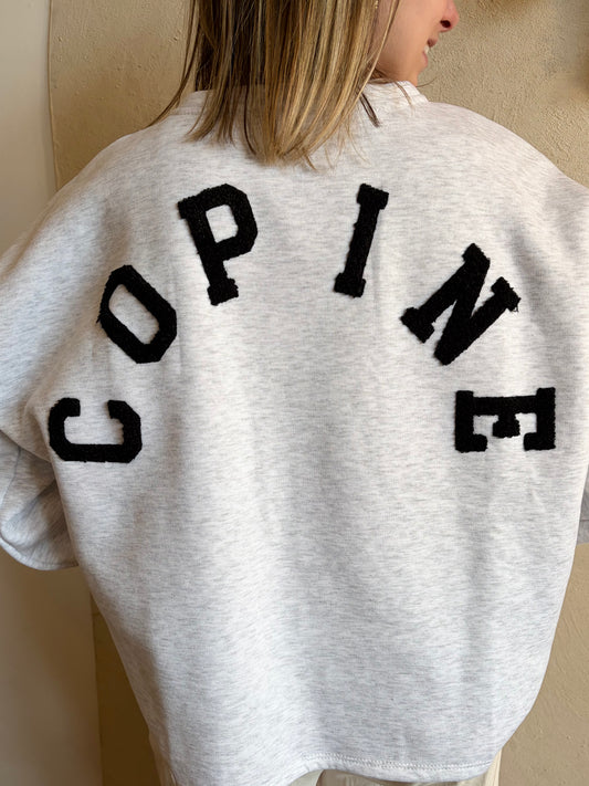Sweat gris COPINE