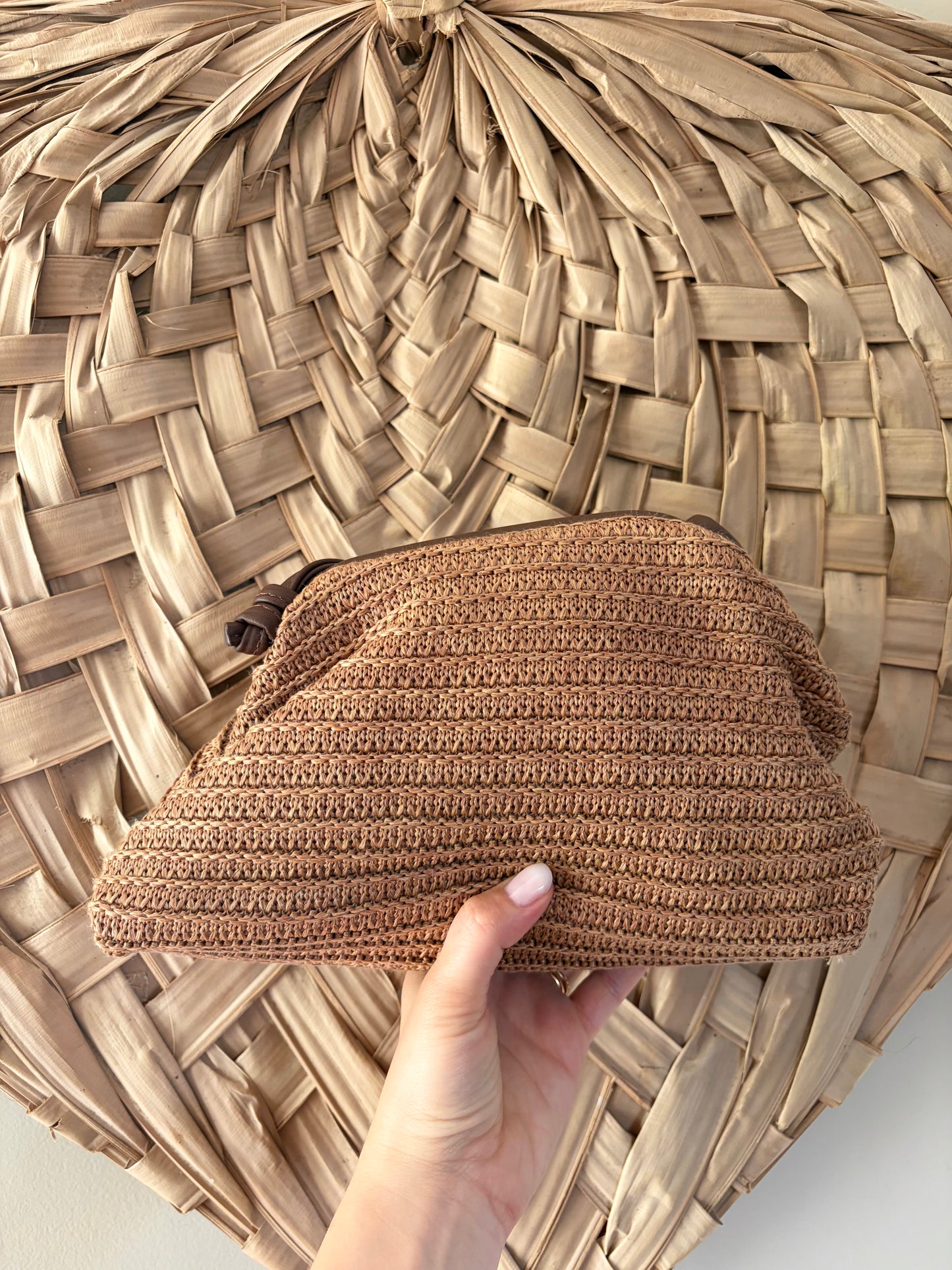 Pochette raphia - Anemone Store