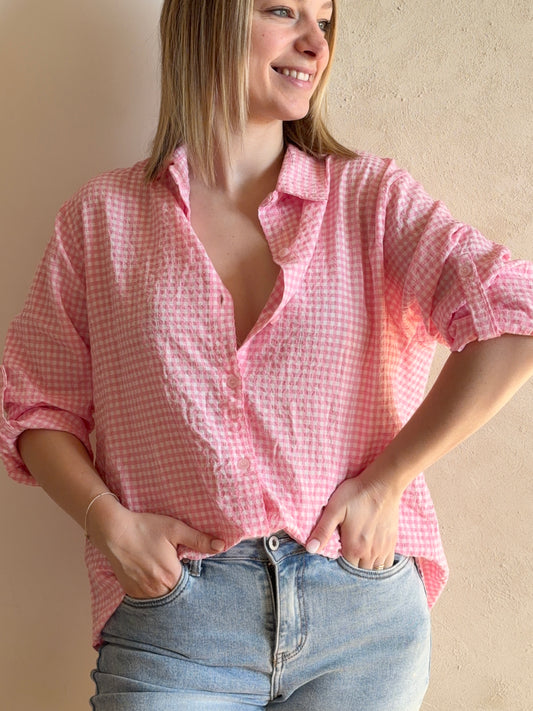 Chemise vichy CHELSEA - Anemone Store