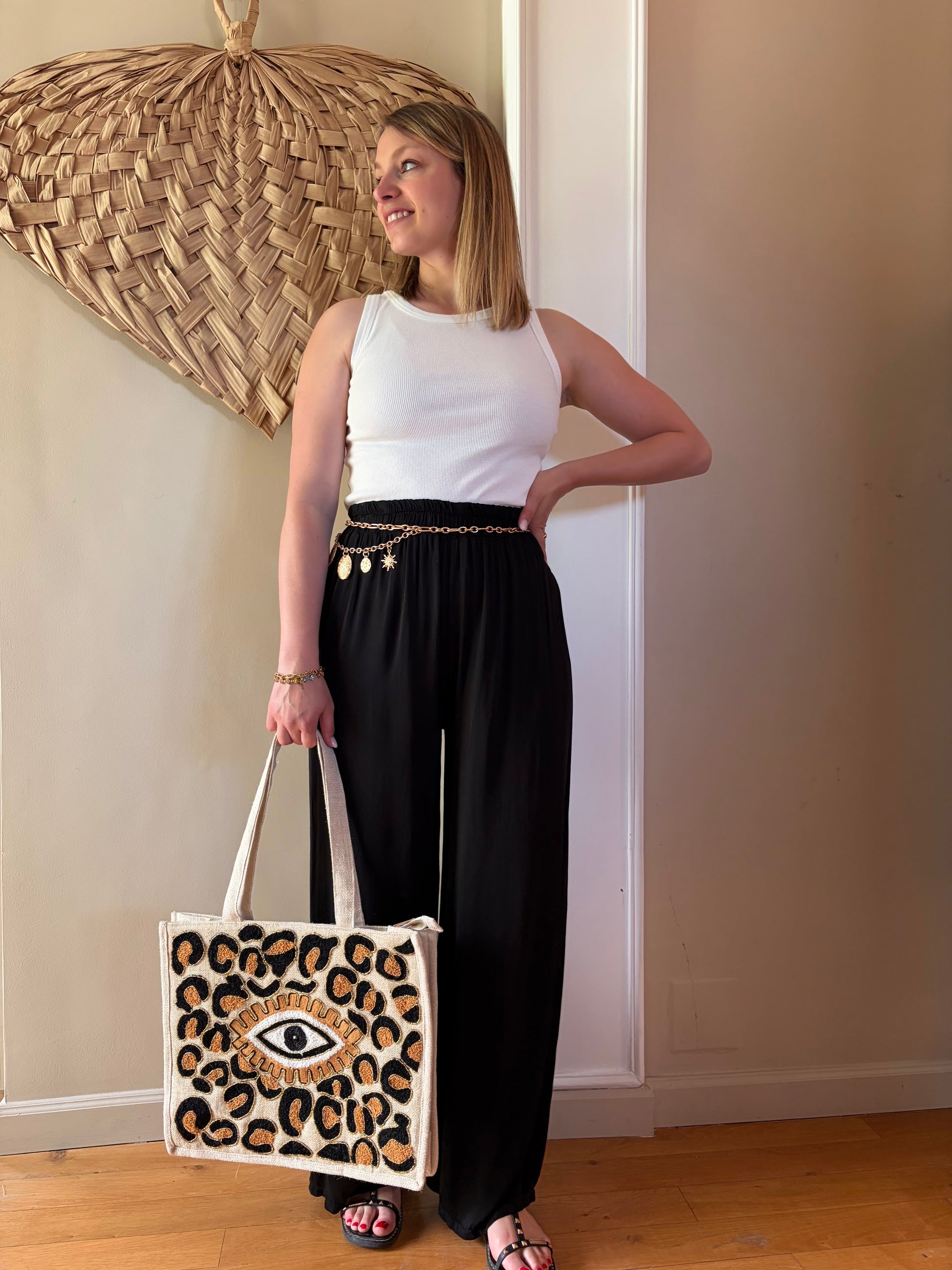 Pantalon CARMEN Noir - Anemone Store