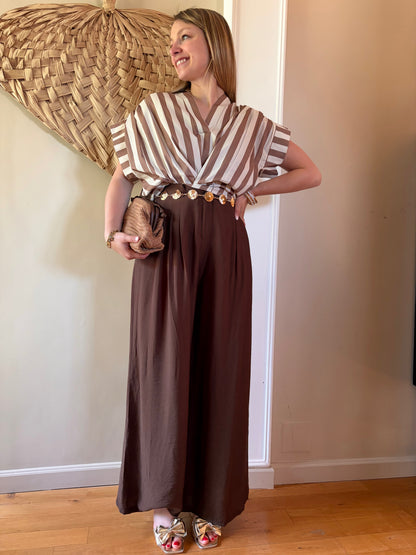 Pantalon SARA choco - Anemone Store