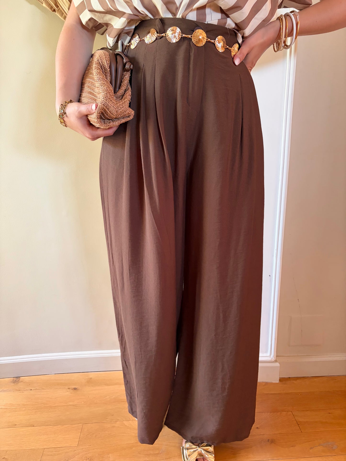 Pantalon SARA choco - Anemone Store