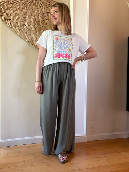 Pantalon CARMEN Kaki - Anemone Store