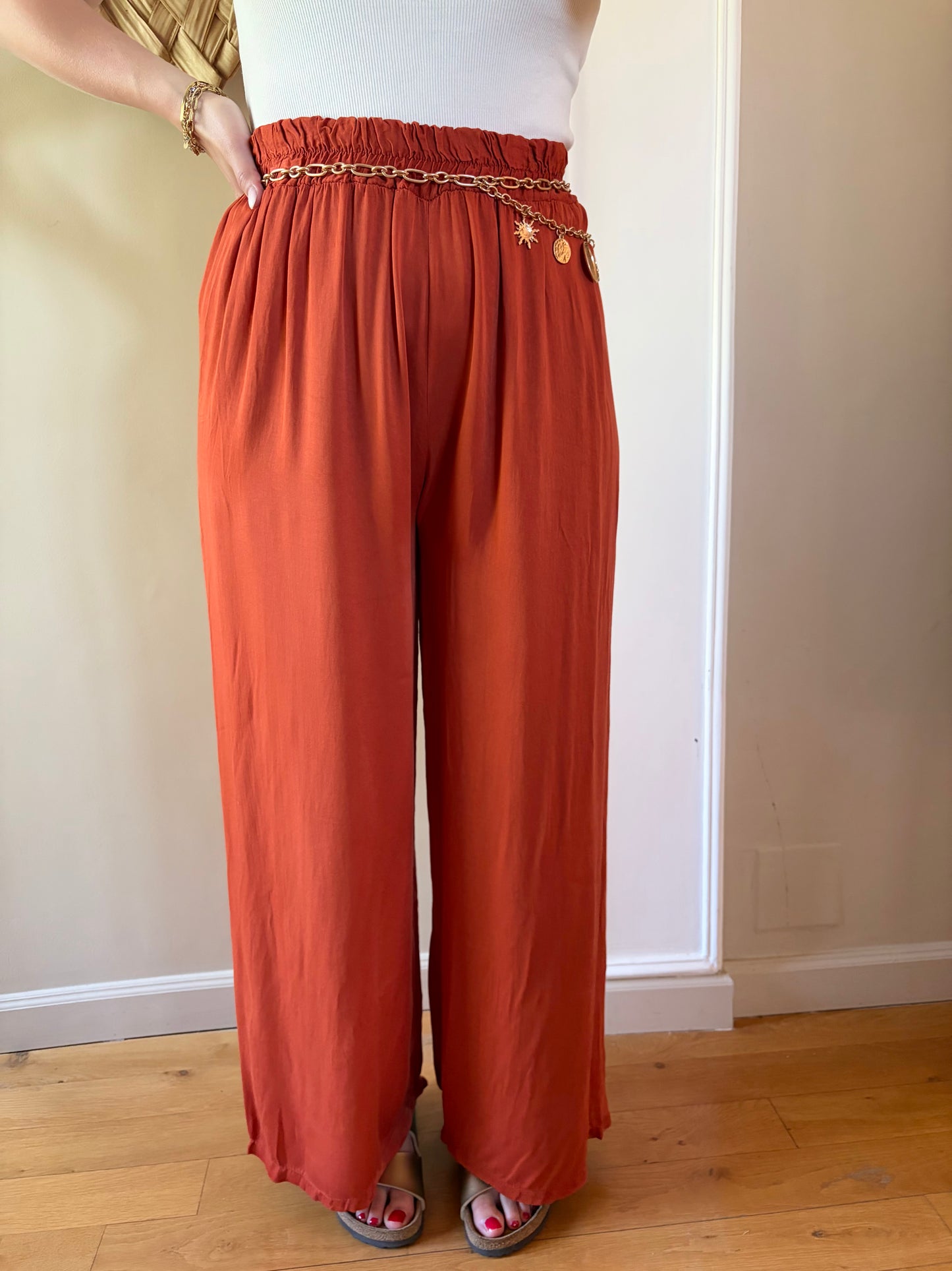 Pantalon CARMEN Terracota - Anemone Store