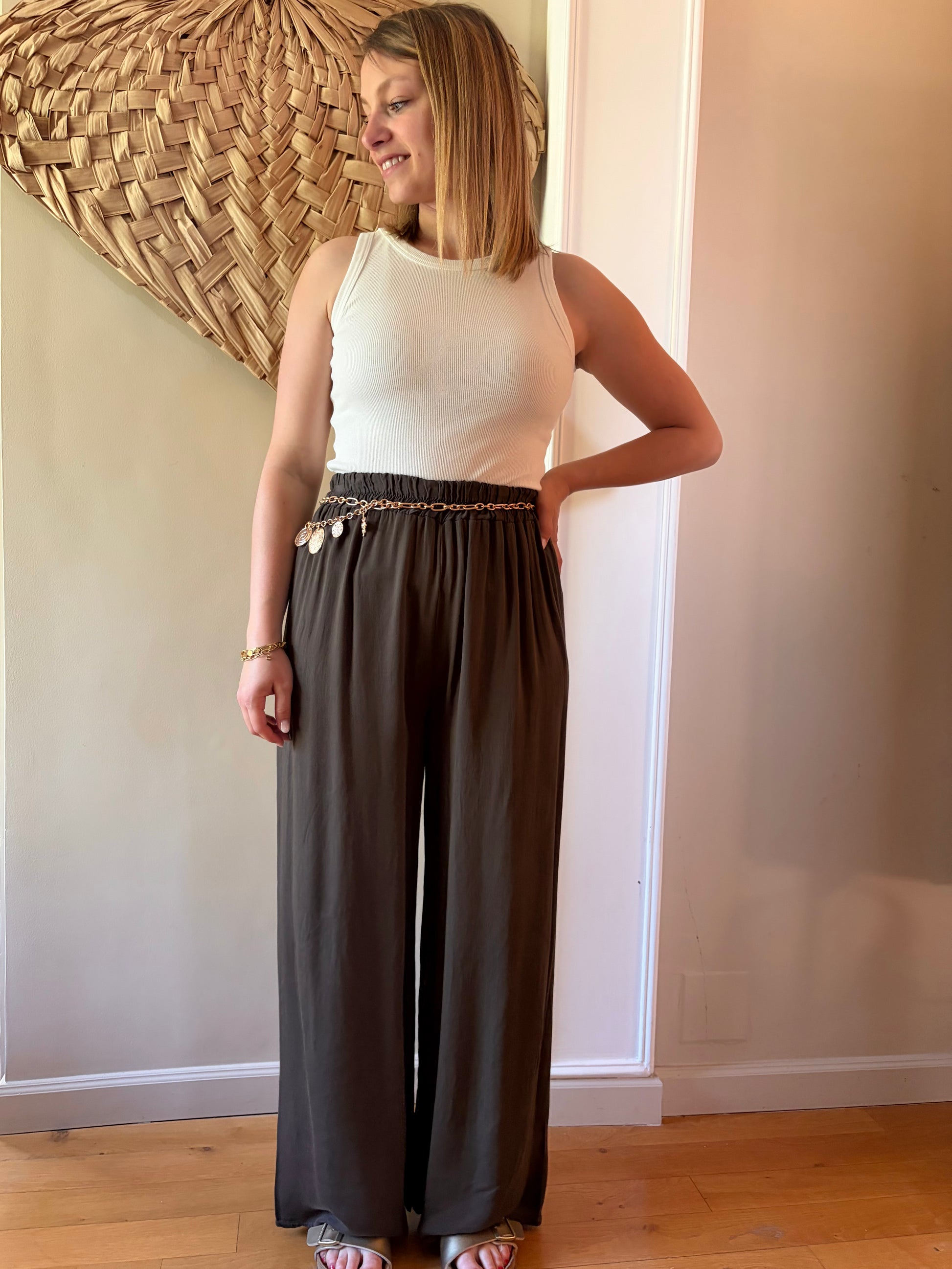 Pantalon CARMEN Choco - Anemone Store