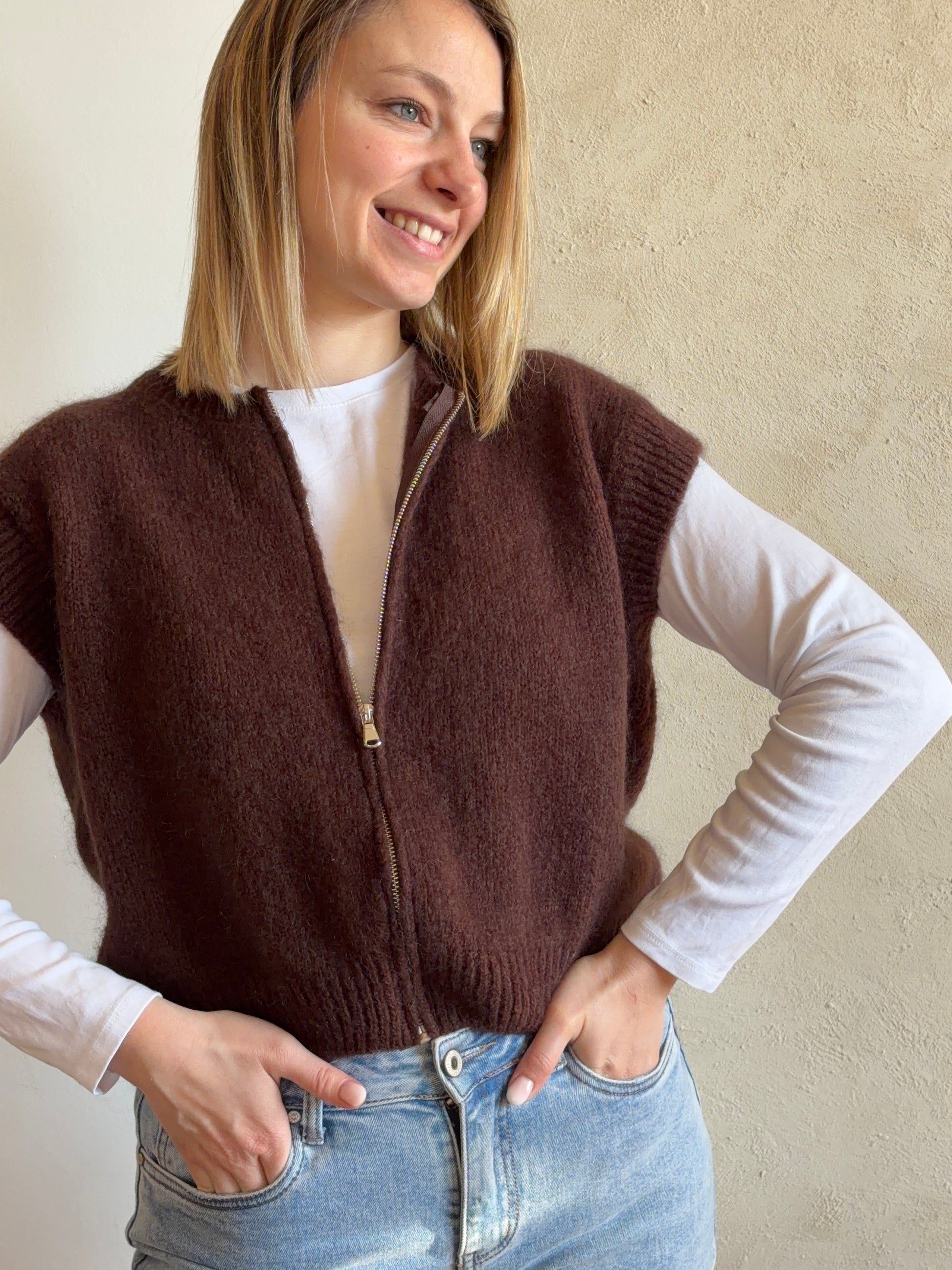 Gilet sans manche VIOLA - Anemone Store