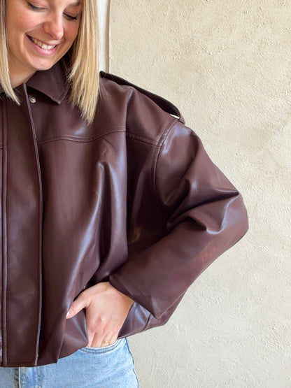 Veste bordeaux PAOLA - Anemone Store