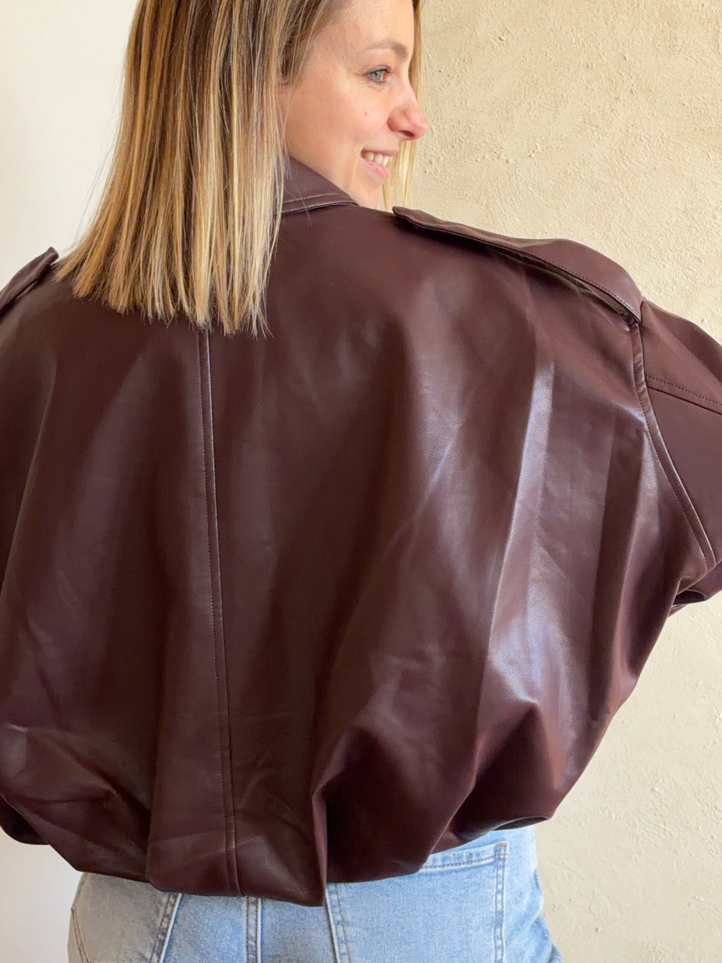 Veste bordeaux PAOLA - Anemone Store