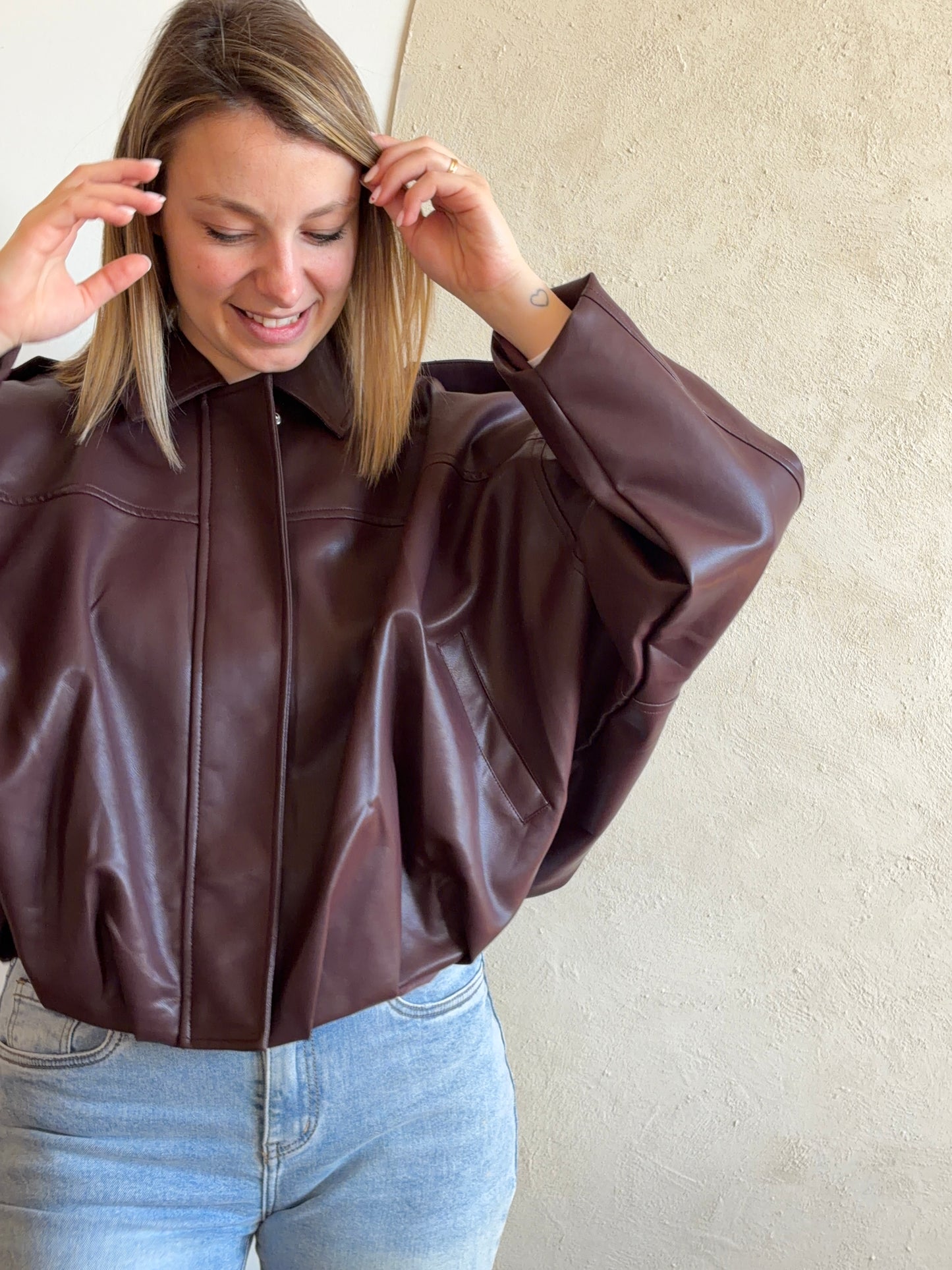Veste bordeaux PAOLA - Anemone Store