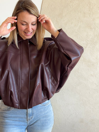 Veste bordeaux PAOLA - Anemone Store
