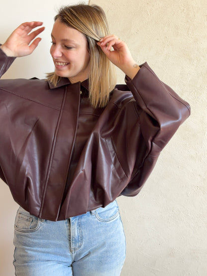 Veste bordeaux PAOLA - Anemone Store