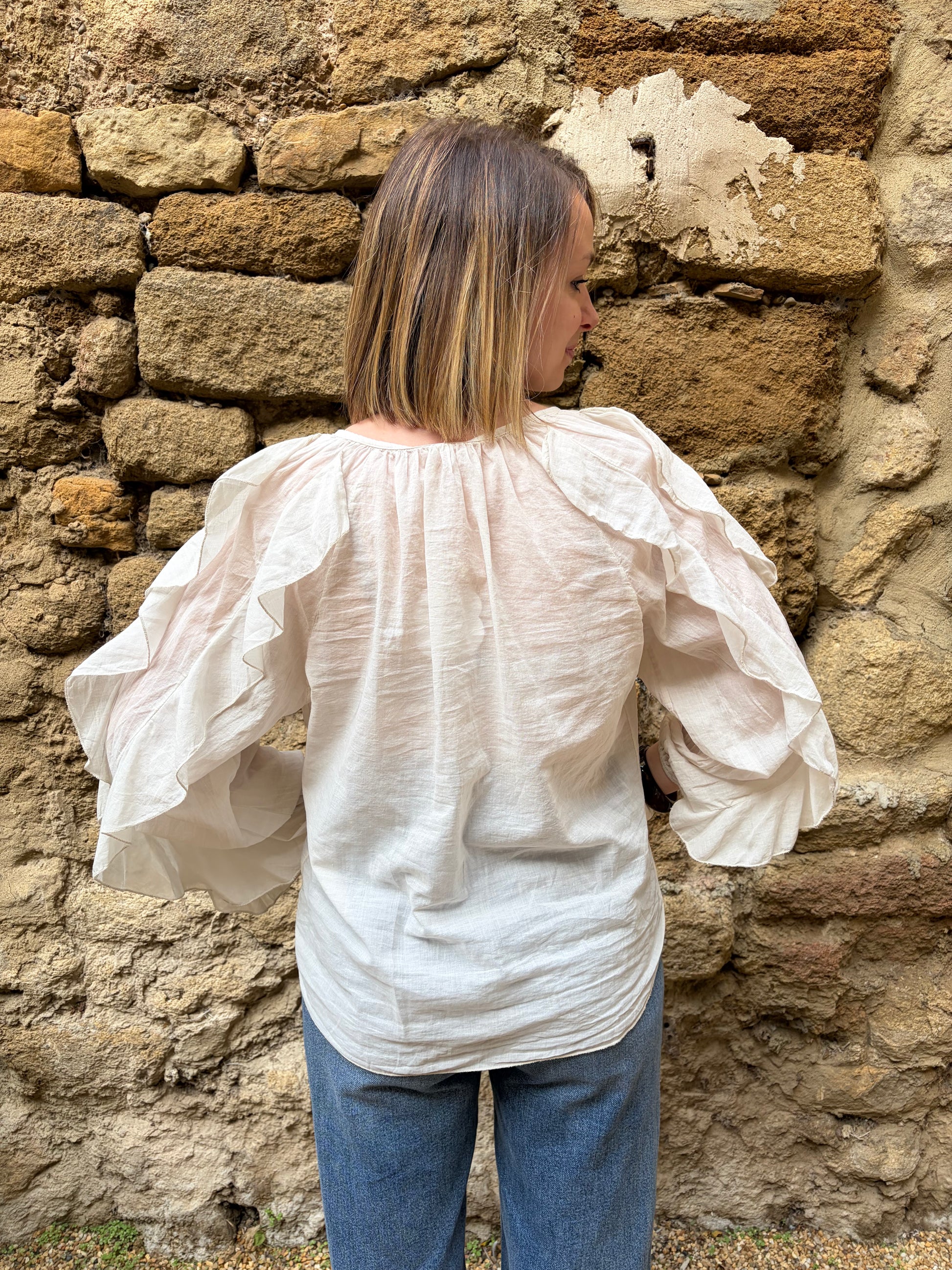 Blouse crème  LISE - Anemone Store