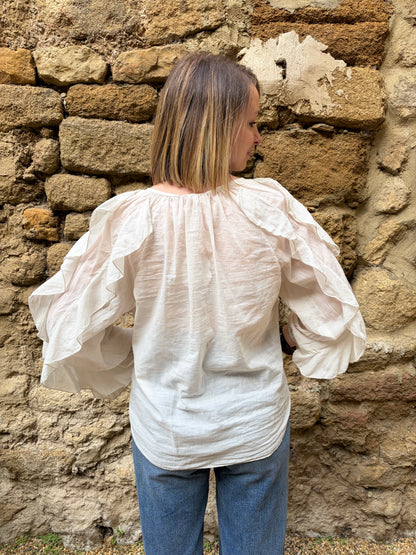 Blouse crème  LISE - Anemone Store