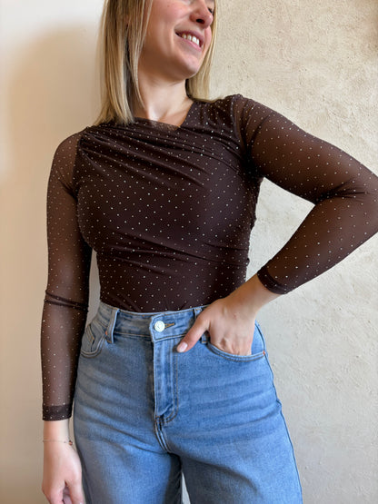 Body marron DAPHNÉ - Anemone Store