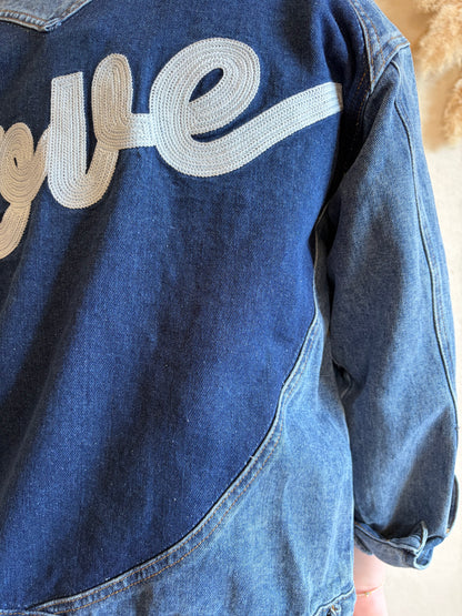 Veste en jean LOVE - Anemone Store