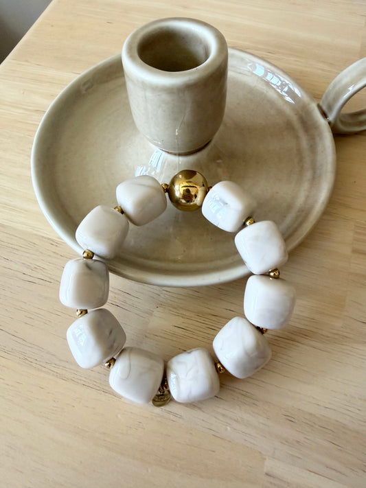 Bracelet ROSALIE écru - Anemone Store