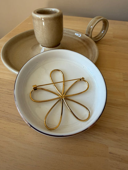 Broche fleurs
