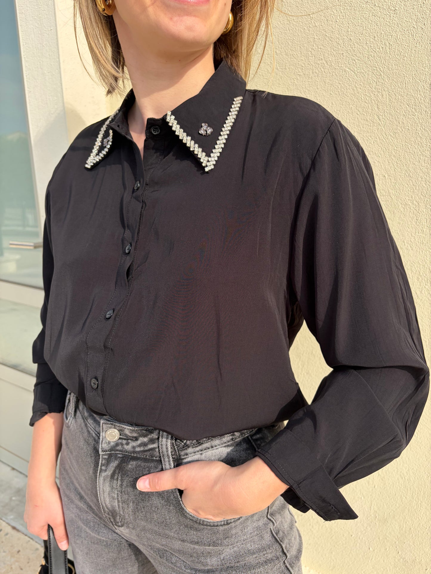 Chemise PASCALE Noir - Anemone Store