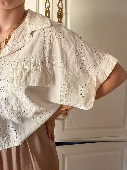 Chemise ALIENORE crème
